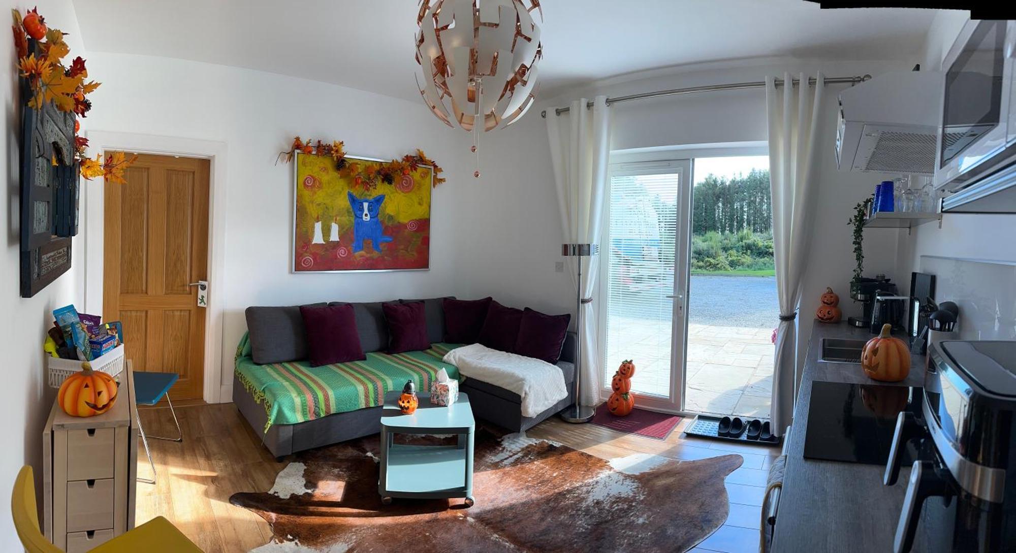 Forest Path Luxury Studio Apartment With Large Bedroom Bathroom And Sauna Sleeps Up To 4 Ballynahinch Eksteriør bilde